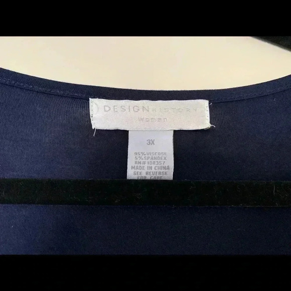 Navy Embellished Dress - Picture 5 of 5